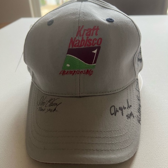 Kraft Nabisco Accessories - NWT Women's Gray Kraft Nabisco Championship Cap signed by Reilly Rankin LPGA